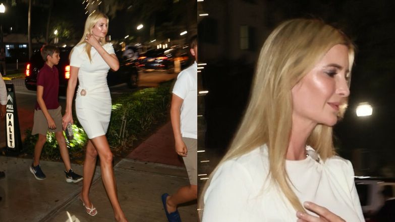 Ivanka Trump prezentuje nogi do nieba