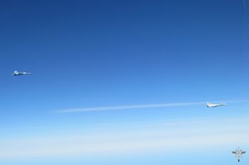 Rosjanie nad Litwą. Zostali dwukrotnie przechwyceni przez Francuzów