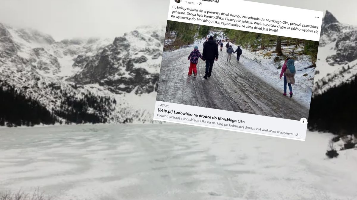 Święta na drodze do Morskiego Oka. Adidasy, kozaki i start w południe