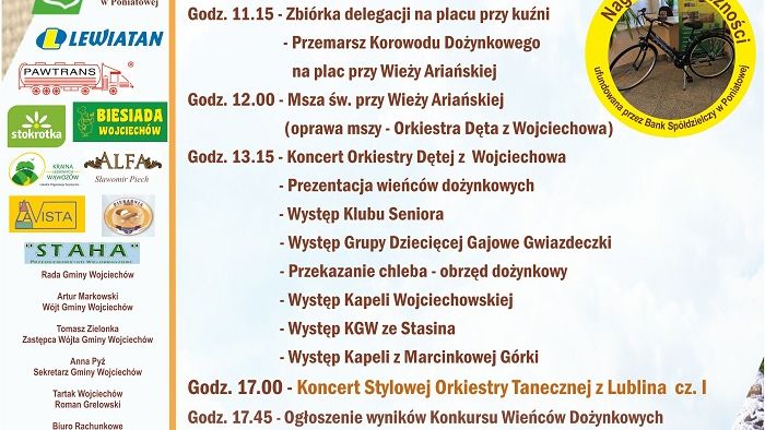 Dożynki Parafialno-Gminne Wojciechów 2021