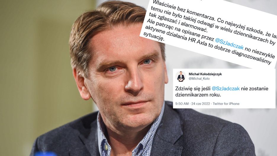 Lawina komentarzy po materiale Szymona Jadczaka