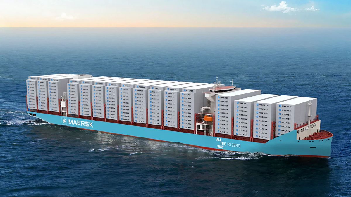 Maersk - pierwszy na świecie statek na zielony wodór