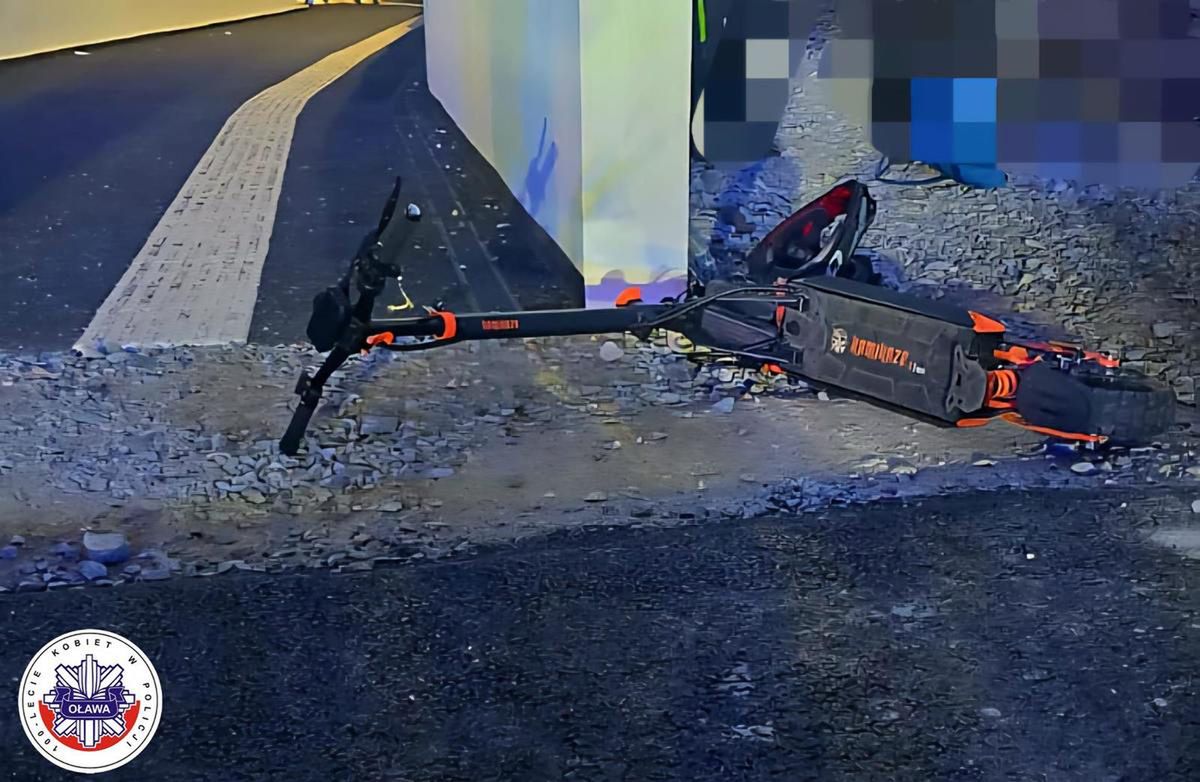 Oława: Poważny wypadek na hulajnodze – przypominamy przepisy i apelujemy!