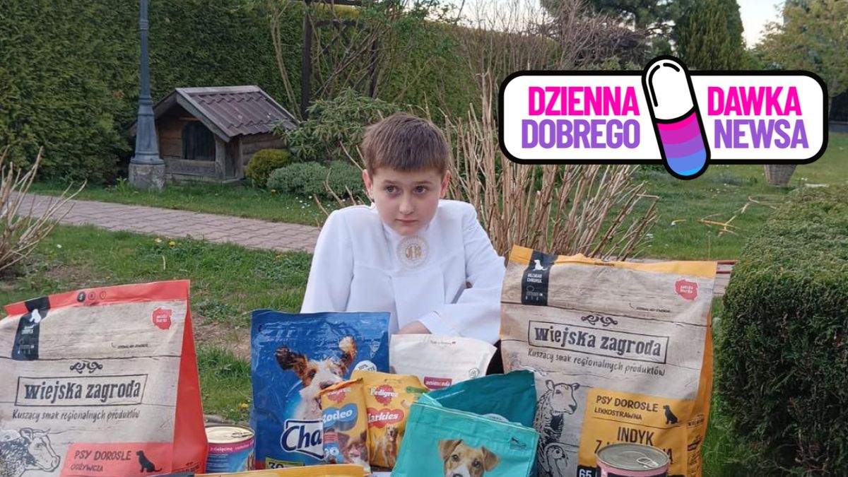 Ignaś postanowił uczcić Pierwszą Komunię Świętą, pomagając innym