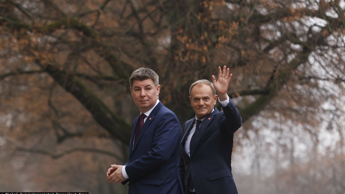 Minister Jan Grabiec i premier Donald Tusk