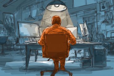 Zaglądamy za kulisy pracy nocnych redaktorów. 