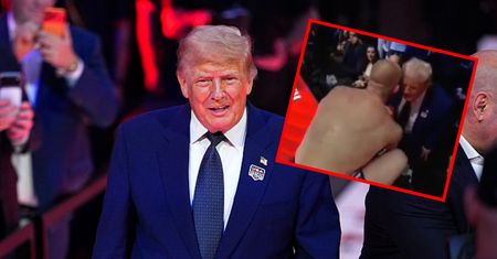Wyskoczył z klatki i ruszył w kierunku Trumpa. Sceny na gali
