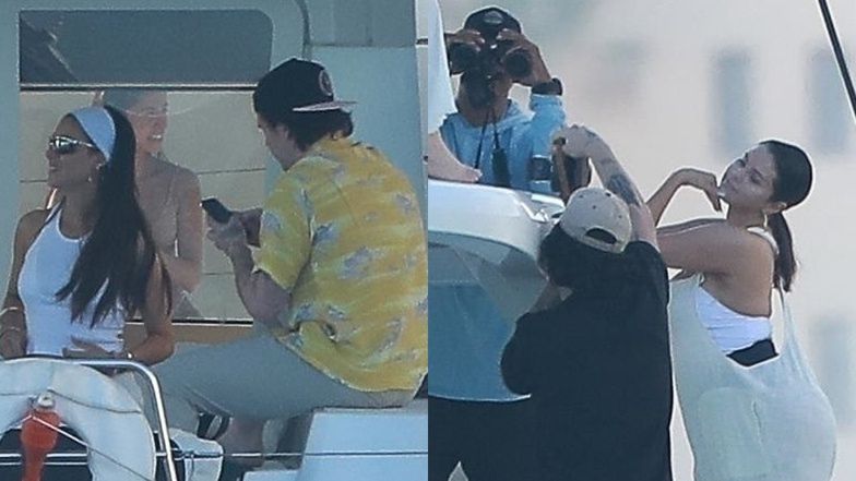 Selena Gomez z Brooklynem Beckhamem i Nicolą Peltz w Meksyku