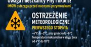 Uwaga mieszkańcy Piły i okolic! IMGW ostrzega przed nocnymi przymrozkami