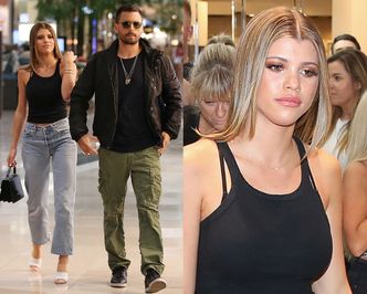 Sofia Richie i Scott Disick dorabiają w sklepie z butami...