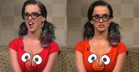 SKACZĄCE PIERSI Katy Perry!