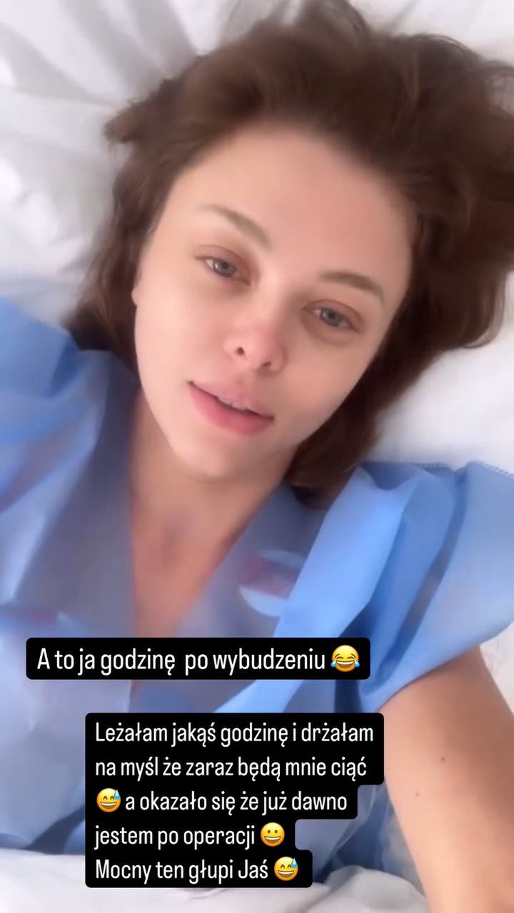 Joanna Opozda zrelacjonowała pobyt w szpitalu