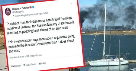 Atak na rosyjską flotę. Rosja oskarża Londyn. Jest reakcja