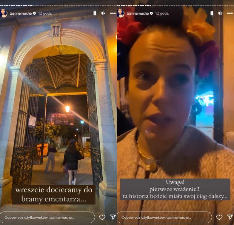 Anna Mucha relacjonuje pobyt na meksykańskim cmentarzu