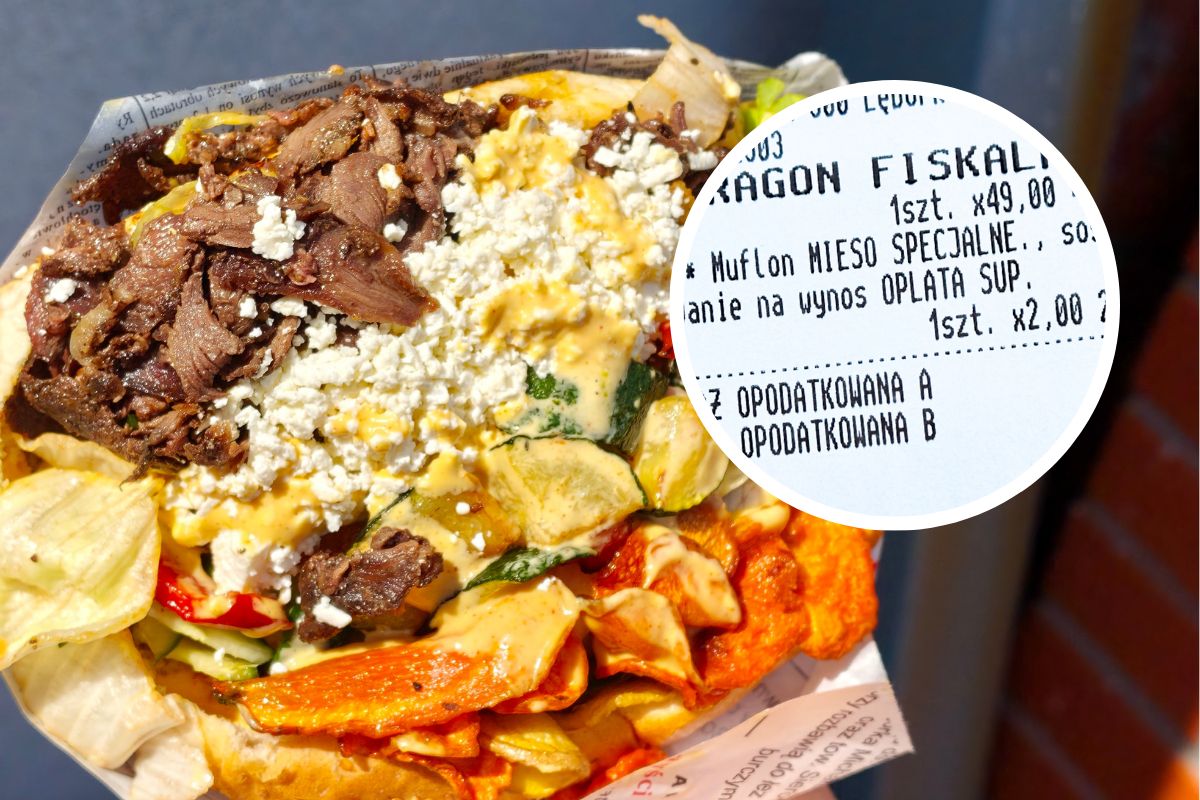 Zamówiłam kebab z dziwnym mięsem. Cena zabójcza, bo trudno je dostać, ale smak wyjątkowy