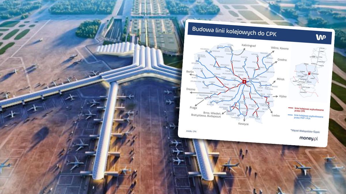 Szprychy prowadzące do CPK były jednym z filarów projektu przedstawionego przez PiS