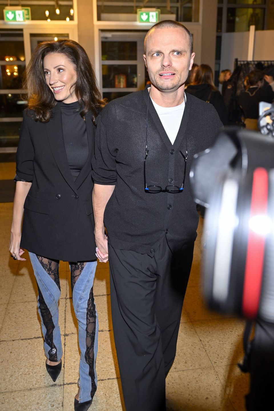 Marcin Hakiel i jego partnerka Dominika