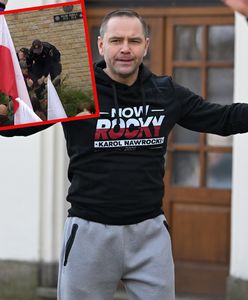 Gorąco na wiecu Nawrockiego. Interweniowała policja i straż miejska