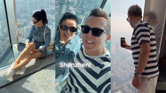 Kasia Cichopek i Maciej Kurzajewski czmychnęli przed polską zimą do Chin. Zwiedzali, podziwiali widoki i cykali sobie fotki. Słodziaki? (WIDEO)