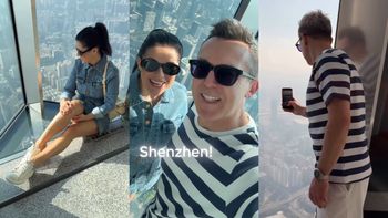 Kasia Cichopek i Maciej Kurzajewski czmychnęli przed polską zimą do Chin. Zwiedzali, podziwiali widoki i cykali sobie fotki. Słodziaki? (WIDEO)