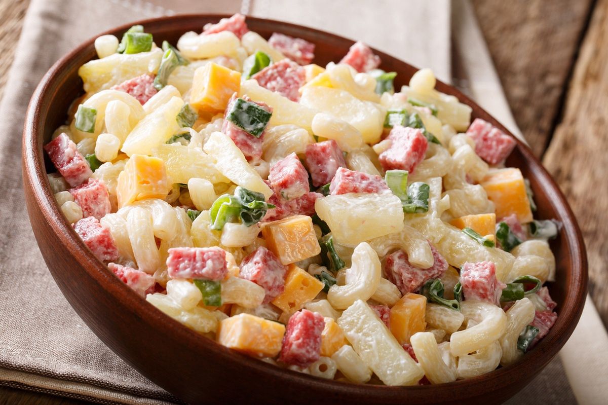 Ham and pineapple salad