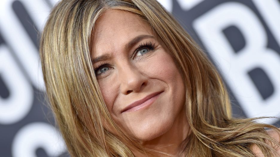 Jennifer Aniston podczas Złotych Globów