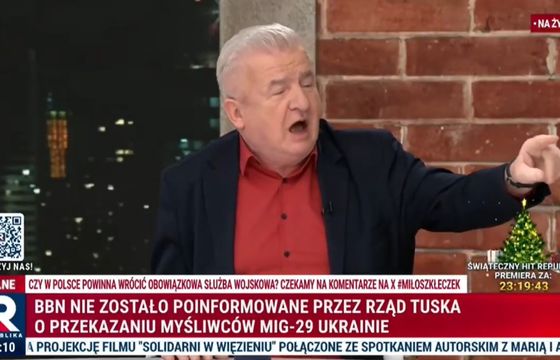 Piotr Ikonowicz wyszedł ze studia Republiki po kłótni z Miłoszem Kłeczkiem