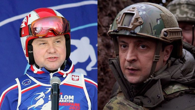 Andrzej Duda i Wołodymy Zełenski zapewniają, że są przyjaciółmi