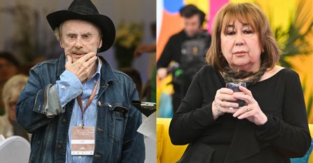 Daniel Olbrychski pojawił się publicznie o kulach! Żona zdradziła powód