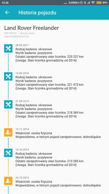 historia Freelandera pobrana przez aplikację