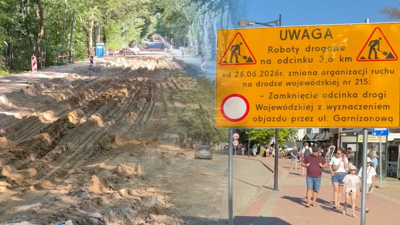 Najgorszy moment na remont drogi? Wybrzeże Polski wyhamowało