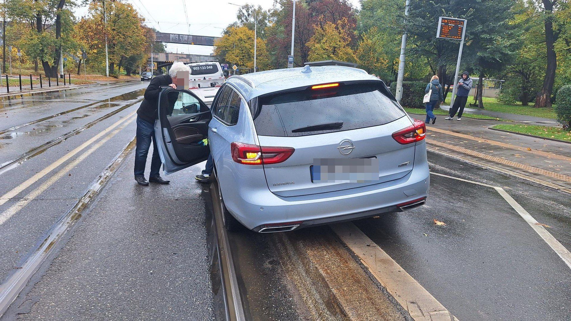 Wypadek na Grabiszyńskiej we Wrocławiu.
