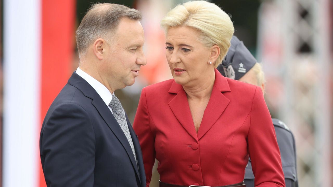 Agata Duda nie przywitała prezydenta Stanów Zjednoczonych w Pałacu Prezydenckim