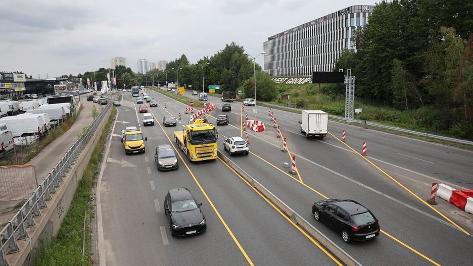 Ostatnia zmiana ruchu na S 86 przed wielkim otwarciem