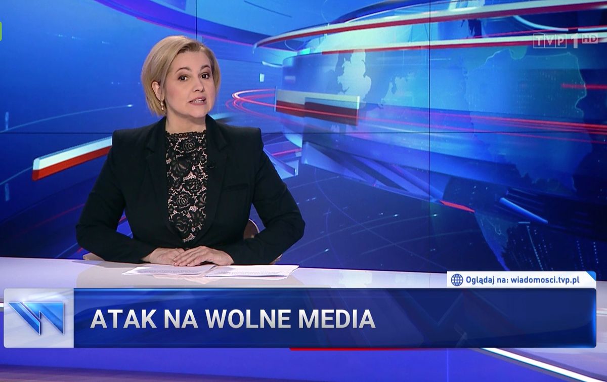 Edyta Lewandowska, jedna z prowadzących Wiadomości TVP