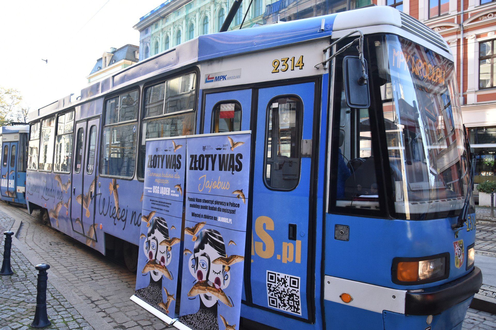 Tramwaj zachęcający do męskiej profilaktyki