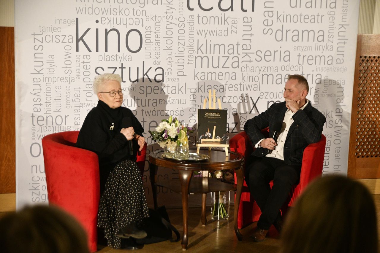 Piła oklaskuje małe teatry. Wieczór z Wiesławą Szczygieł