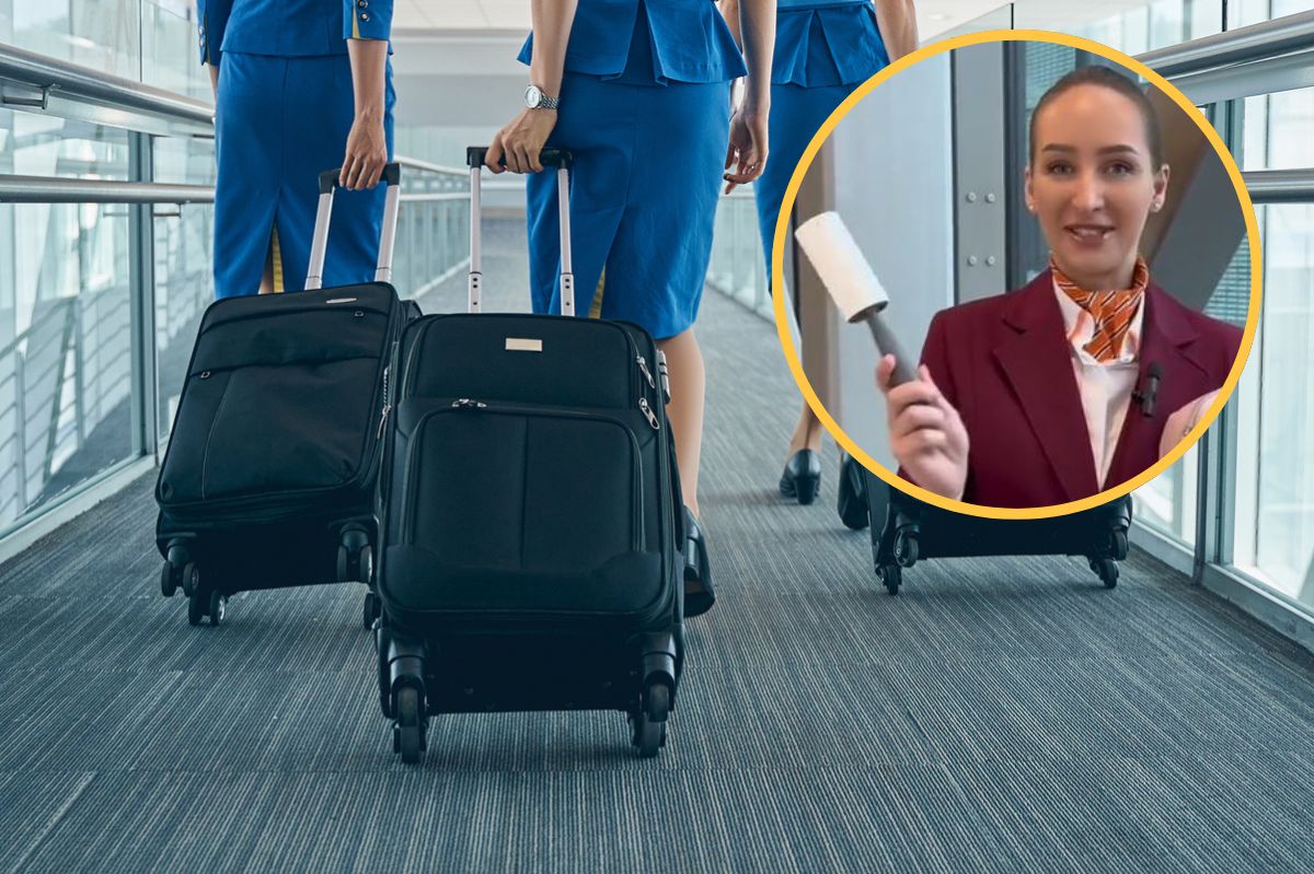 Zauważyłeś, że stewardesy zawsze chodzą z walizkami? Oto co w nich mają