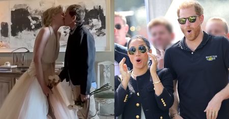 Książę Harry i Meghan Markle przyszli do Ellen DeGeneres i Portii de Rossi! Bawili się na odnowieniu ich przysięgi małżeńskiej (ZDJĘCIA)