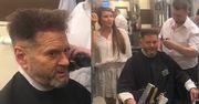 Krzysztof Rutkowski w salonie fryzjerskim!