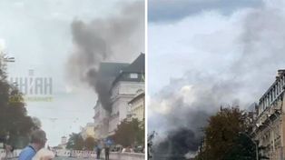 Rosyjski atak w centrum Kijowa. Uderzyli w gabinet szefa SBU