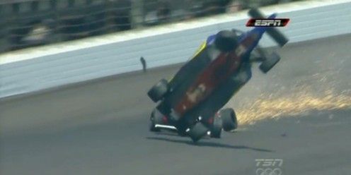 Niesamowity wypadek z Indy 500