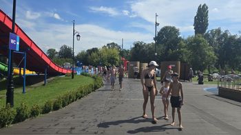 Ciechocinek: Tłumy w wodnym parku