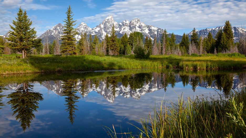 Grand Teton w stanie Wyoming