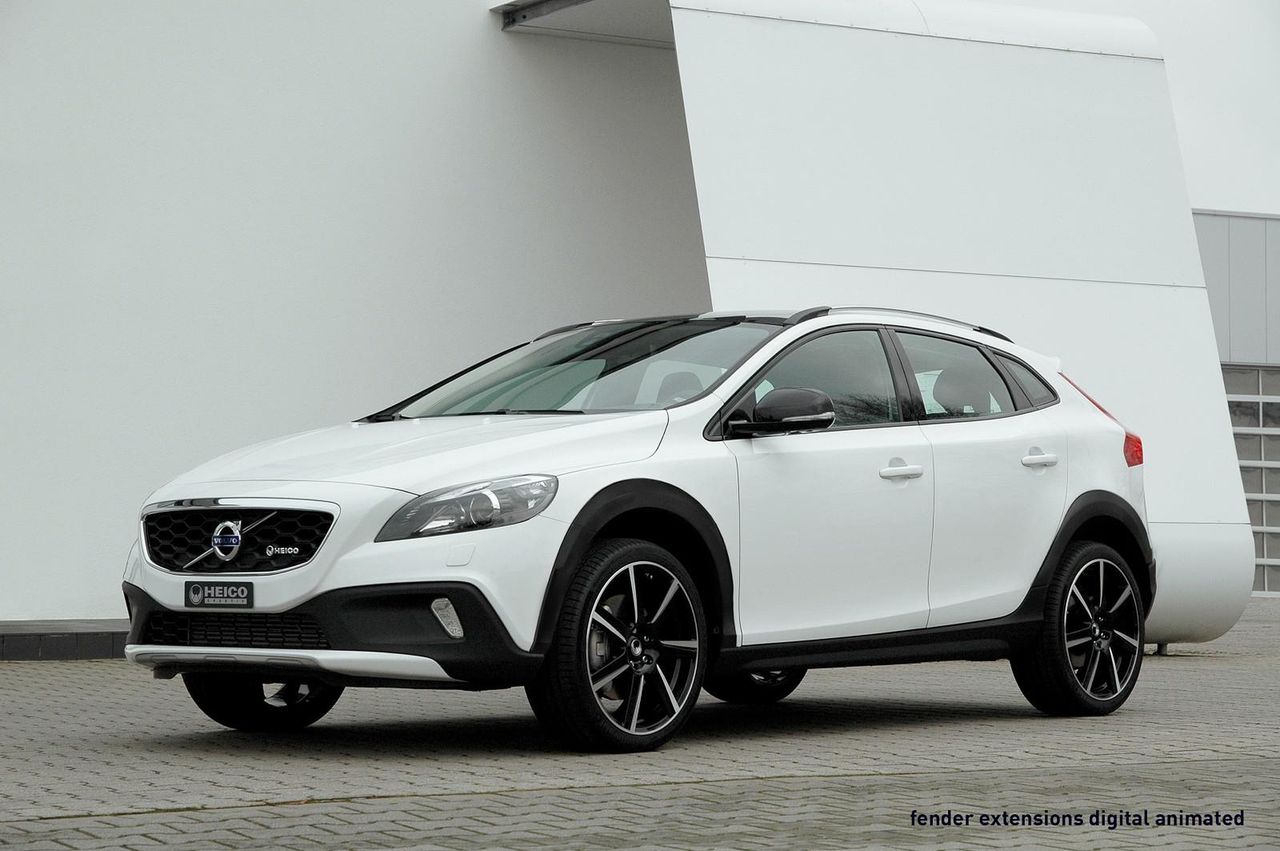 Volvo V40 Cross Country z podniesionym zawieszeniem