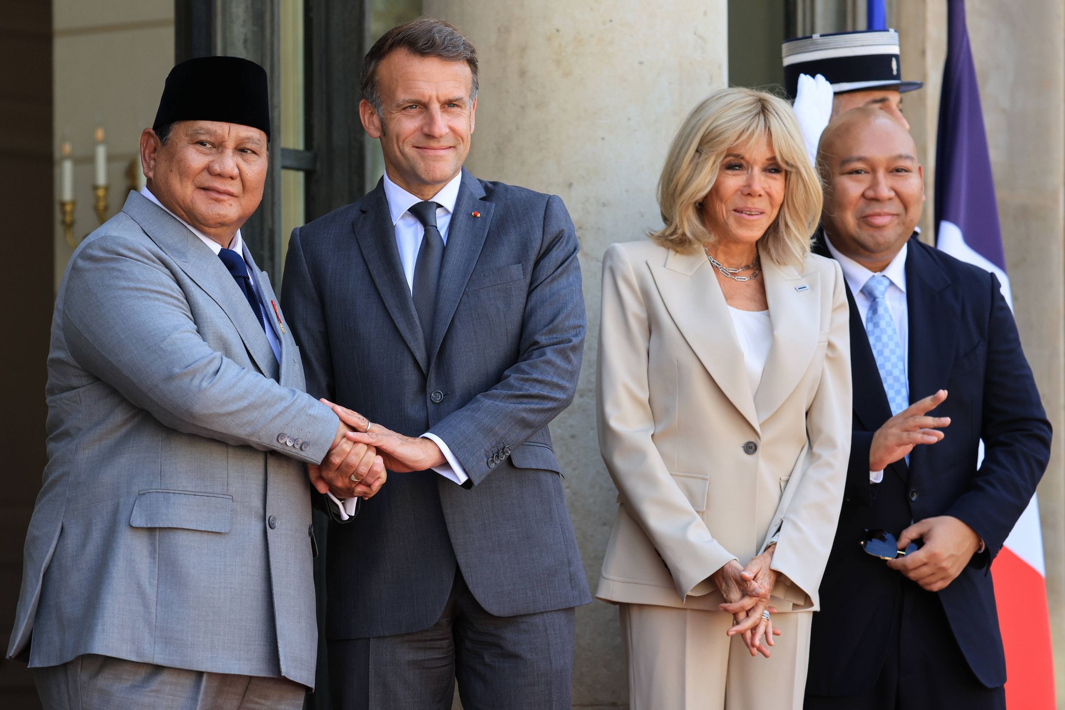 Emmanuel Macron i Brigitte Macron