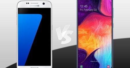 Samsung Galaxy S7 vs Galaxy A50 - porównanie