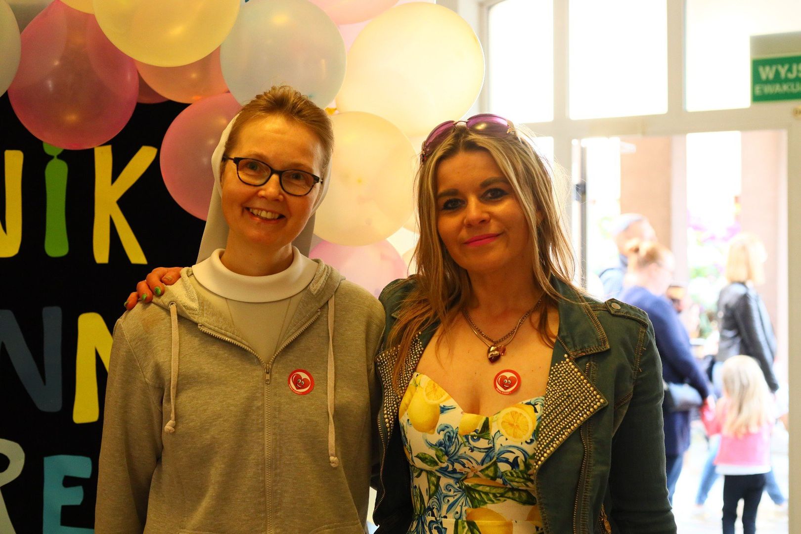 Organizatorki siostra Izabela Szalińska i Joanna Lipiec