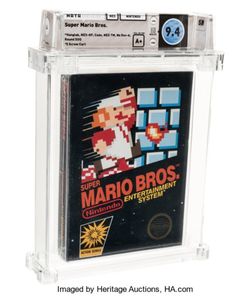 Super Mario Bros.: oryginalna wersja gry na NES sprzedana za prawie pół miliona zł