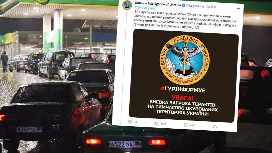 Ukraiński wywiad: zaminowano szereg obiektów w Doniecku 